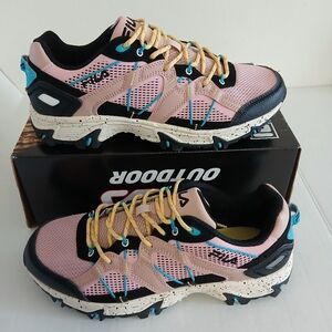 Fila Women's Pink and Black Outdoor Sneakers Size 10 NEW